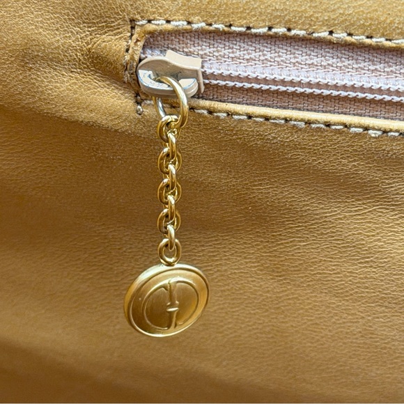 Gucci Vintage Large Bamboo Handle Leather Tote Bag Brown Diana Bag - Picture 13 of 15